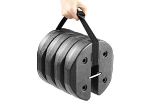 ABCCANOPY Easy Canopy Weights with Lock Design for Wind Resistance, No Sliding, Stably Secure Tents, Canopies, and Umbrellas at Outdoor Events, 4Pack (40LB)