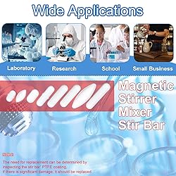 8PCS PTFE Magnetic Stir Bar Set for Magnetic