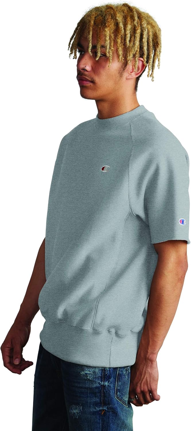 Champion LIFE Men's Reverse Weave Ss Crew: Clothing