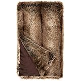Donna Salyers' Fabulous-Furs Limited Edition Tipped Coyote Faux Fur Throws (60x72 in) (Tipped Coyote)