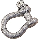 Sea Dog 147816 Galvanized Screw-Pin Anchor Bow Shackle, 5/8-Inch