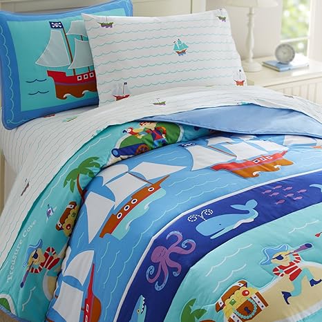 Amazon Com Olive Kids Pirates Twin Lightweight Comforter Set