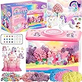 Unicorn Light-Up Terrarium Kit for Kids - Night Light with Remote & Music, Arts and Crafts for Kids Ages 8-12, DIY Girls Toys Age 6-8, Perfect Birthday Hoilday Christmas Gifts for 4-12 Year Old Girls