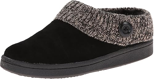 clarks sweater button clog slippers