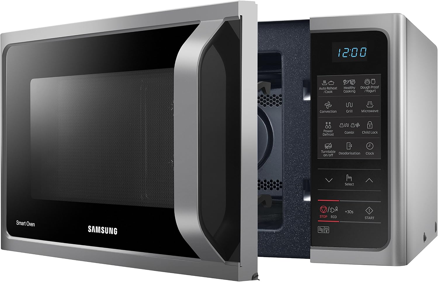 Samsung MC28H5013AS Combination Microwave, 900W, 28 Litre, Silver, 28L - Image 5