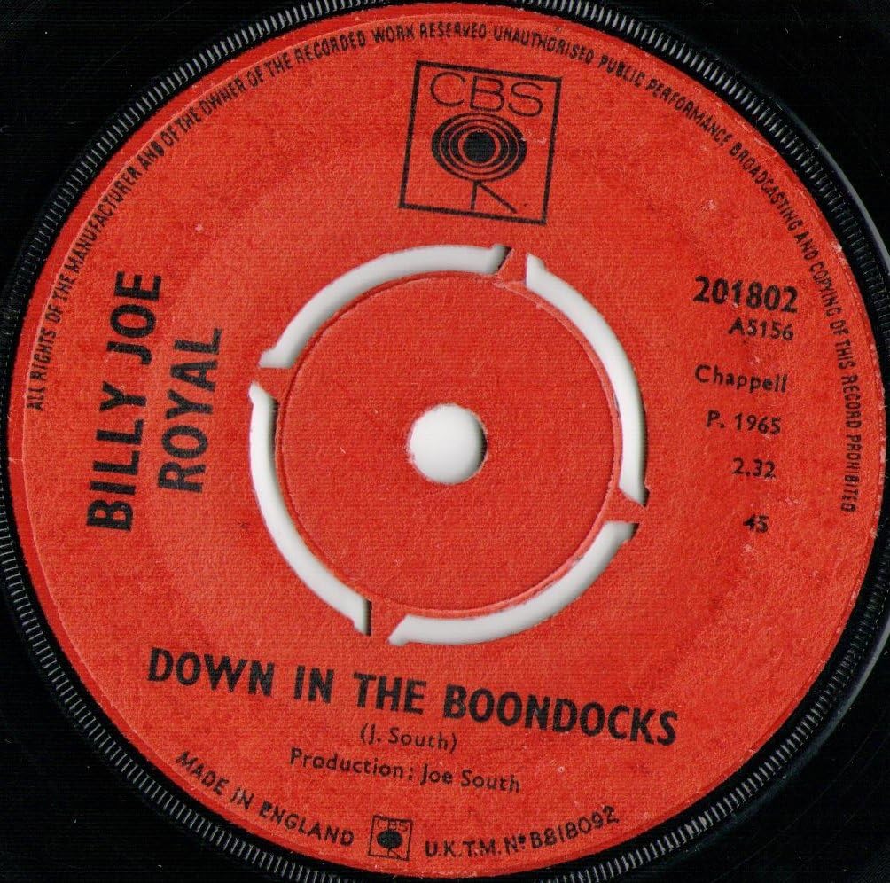 Billy Joe Royal Down In The Boondocks