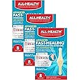 All Health Advanced Fast Healing Hydrocolloid Gel Bandages, Fingers & Toes, 8 ct | 2X Faster Healing for First Aid Blisters or Wound Care (Pack of 3)