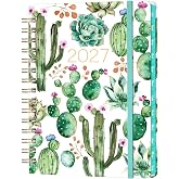 2027 Planner - 2027 Planner Weekly and Monthly, 2027 Calendar Planner | Jan-Dec 2027, 8.5" x 6.4", Calendar Planner with Hardcover, Monthly Tabs, Elastic Closure, Daily Organizer