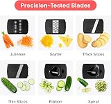 Fullstar PRO 6-in-1 Kitchen Mandoline Slicer Spiralizer Julienne White view 4