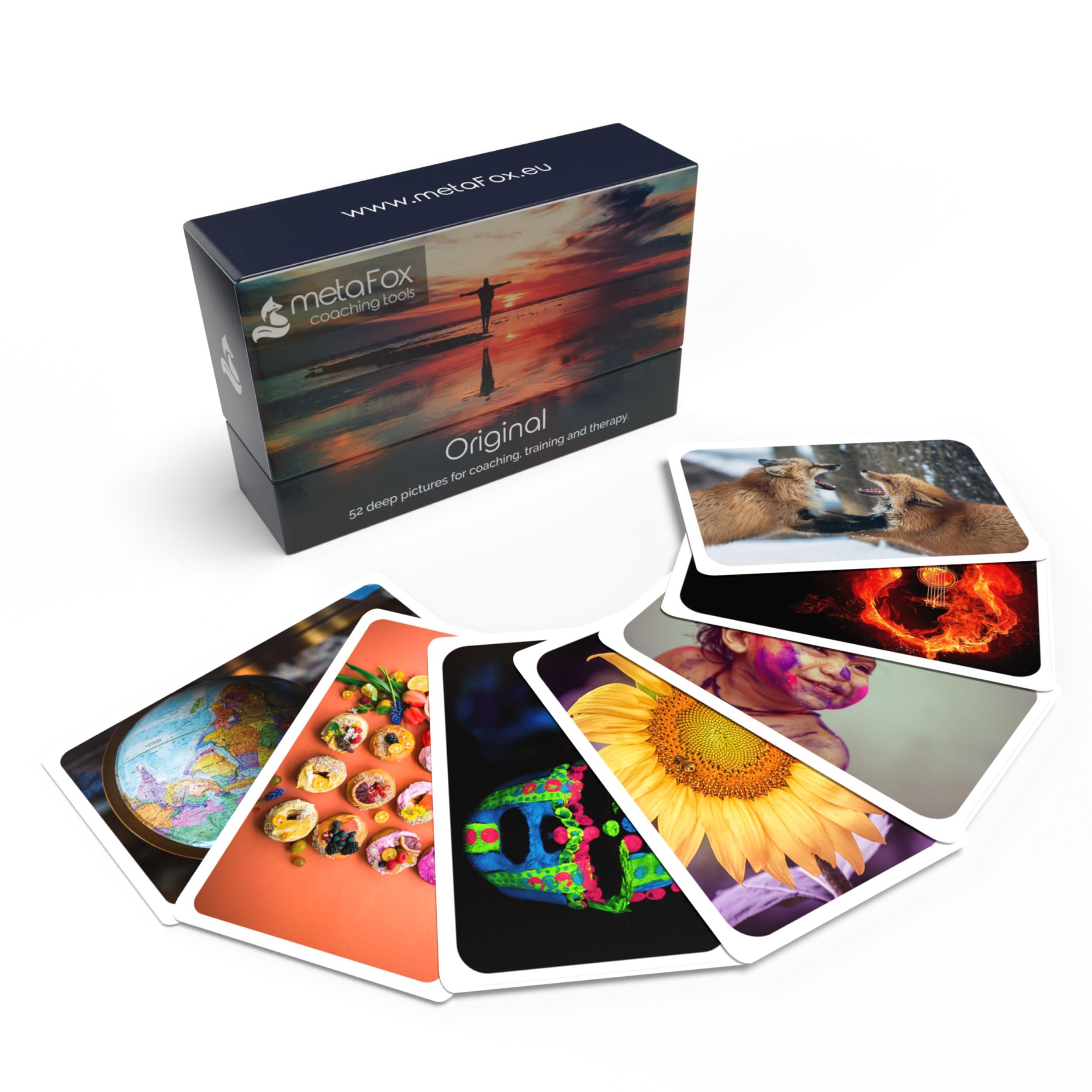 metaFox | Coaching Karten | 52 Karten für Coaching und Therapie (Original)