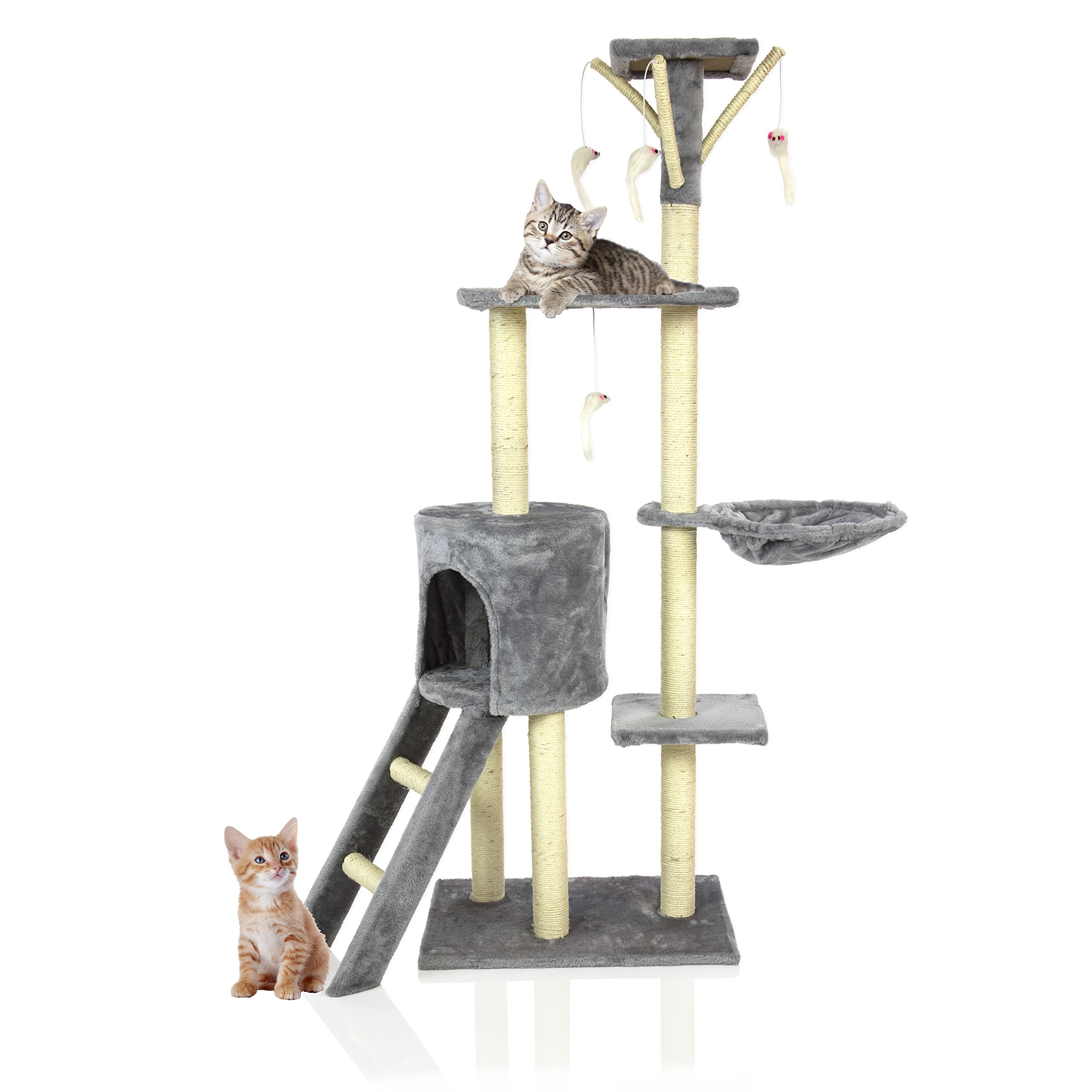 COZY PET Deluxe Multi Level Cat Tree Scratcher Activity Centre