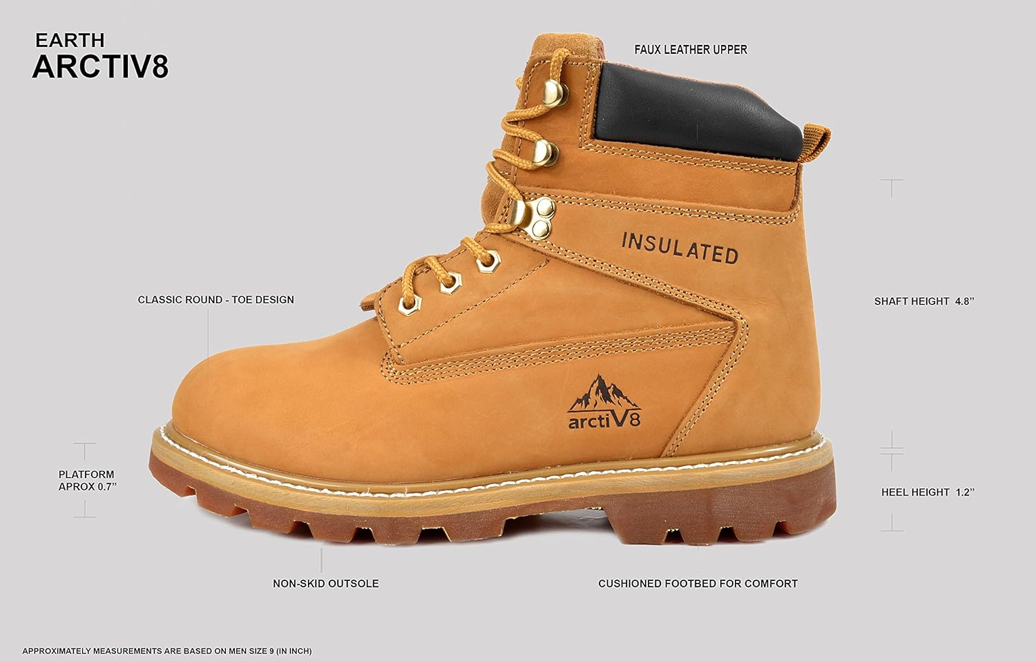 arctiv8 men's earth pro 6 inch