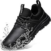 Taquco Non Slip Work Shoes for Mens Slip On Sneakers Waterproof Chef Kitchen Shoe Comfortable Slip Resistant Restaurant Footwear Hombre Zapatos de Trabajo, Black