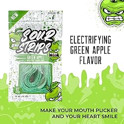 SOUR STRIPS Apple Flavored Sour Candy