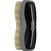 Wahl Professional Animal Equine Grooming Face Horse Brush, Black | Gently Removes Dirt from Face and Head, Brings Out Coat Shine, Comfortable Rubber Grip