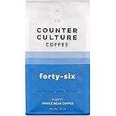 Counter Culture Coffee Forty-Six - Dark Roast, Organic, Sustainably Farmed, Kosher, Whole Bean Coffee, 12oz (1 Bag)