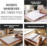 evelay 2027 Diary A4 A5 Page-a-Day Hardback Planner Burgundy view 8