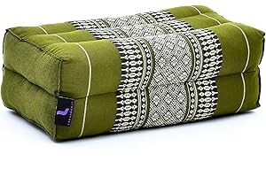 Leewadee Yoga Block – Floor Cushion for Yoga Practice, Meditation Seat Cushion for Workouts Filled with Kapok