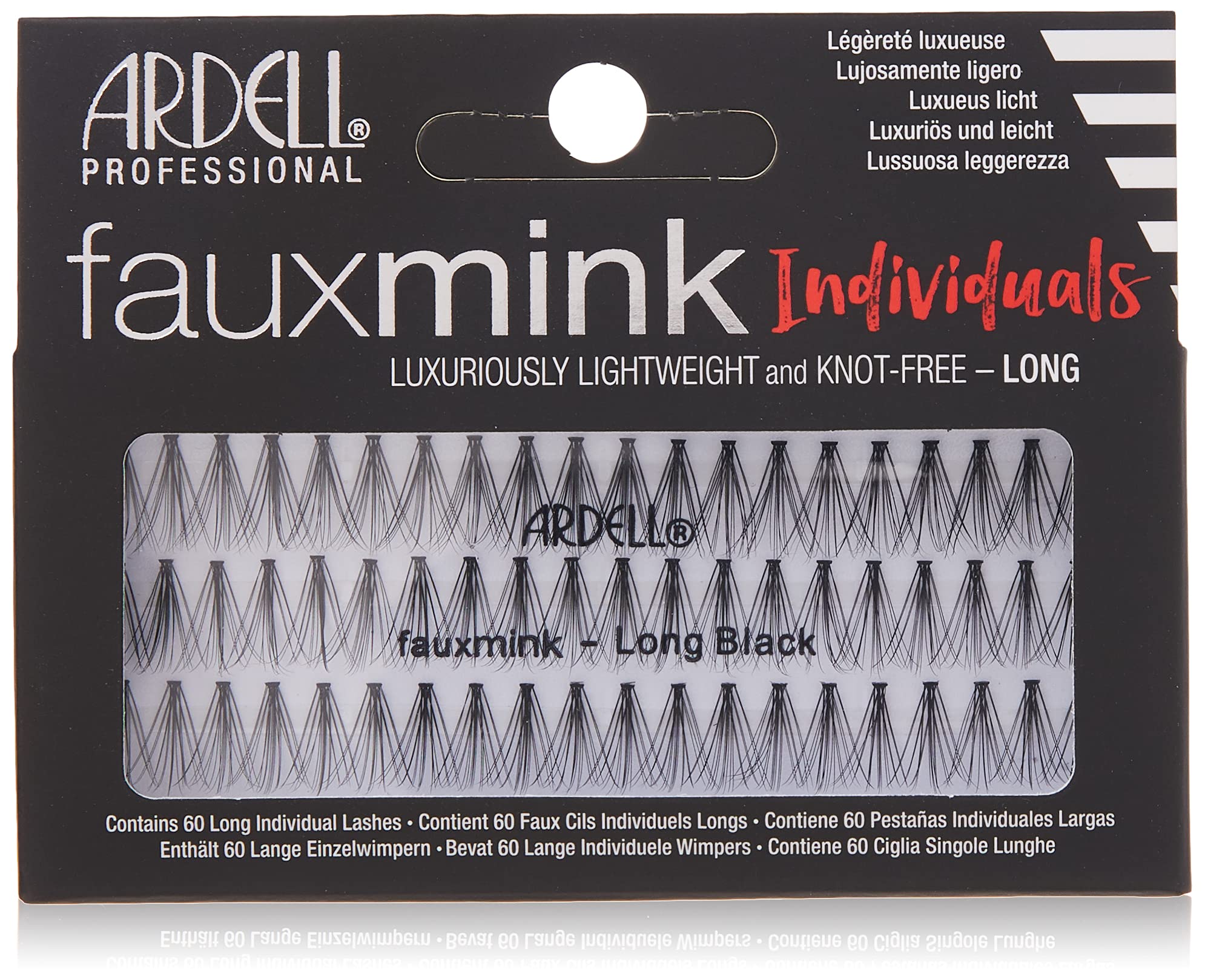 Ardell Faux Mink Individuals False Lashes, Long, Black