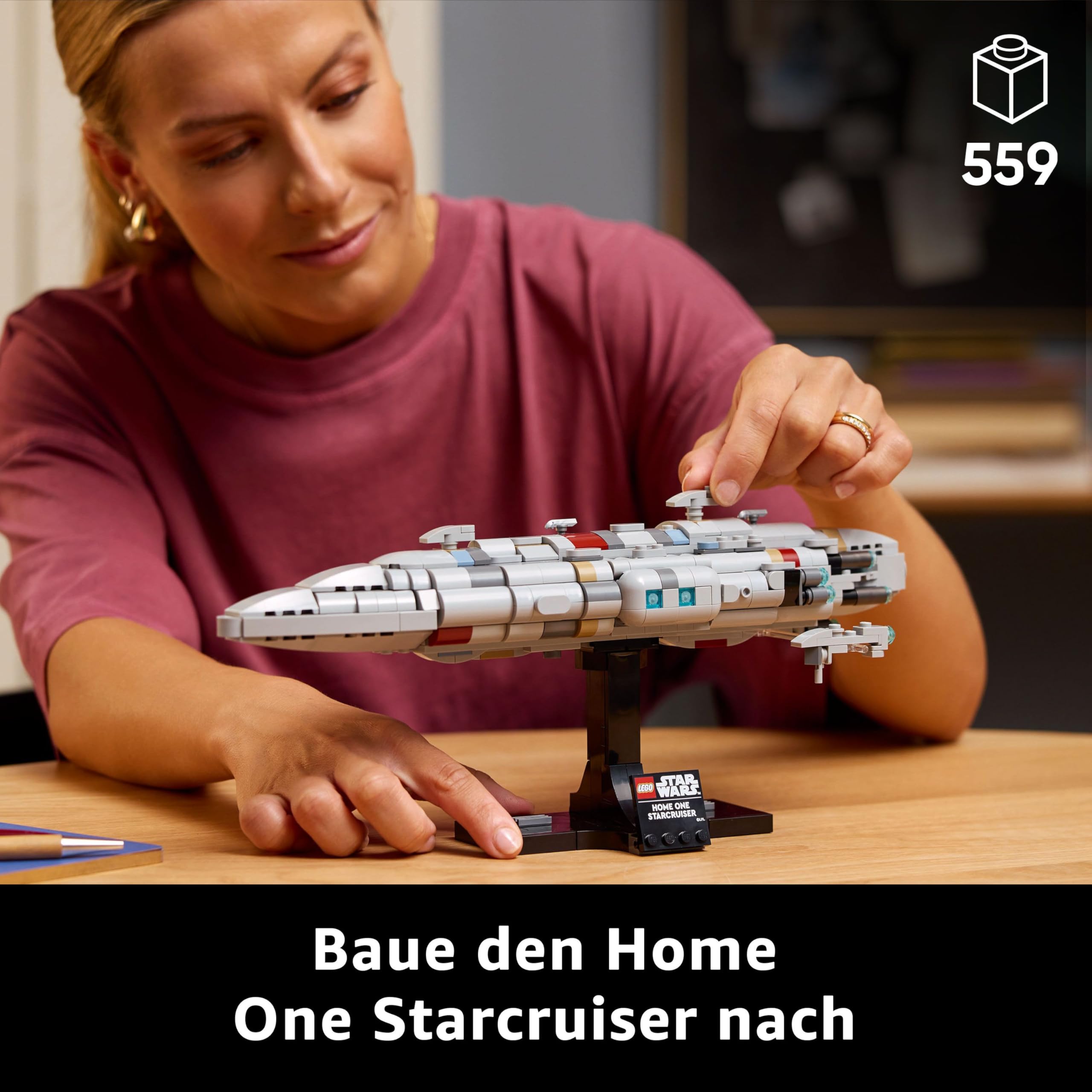 LEGO Star Wars 75405 Home One Starcruiser aus Die Rückkehr der Jedi-Ritter - Sternenschiff Modell - Fantasy Set und Sammlerstück zum Bauen und Ausstellen - Geschenk für Erwachsene & Jugendliche Fans 2