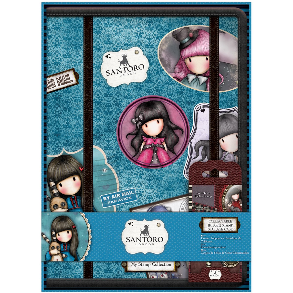 docrafts Santoro Gorjuss Collectable Rubber Stamp Storage Case