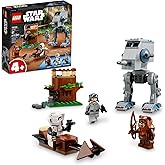 LEGO Star Wars at-ST 75332 Toy Building Set - Featuring Wicket The Ewok and Scout Trooper Minifigures, Expand Your Collection, Great Gift for Preschool Kids, Boys, and Girls Ages 4+