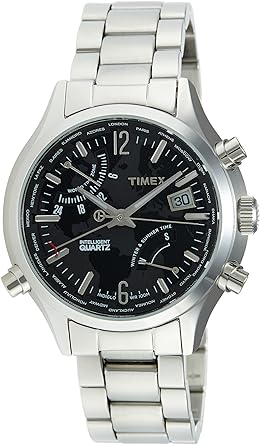 Timex Intelligent Quartz Chronograph Black Dial Mens Watch - T2N944