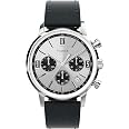 Timex Marlin Orologio Automatico Da Uomo 40 Mm - Cassa Acciaio, Cinturino In Pelle Nero, Movimento Meccanico