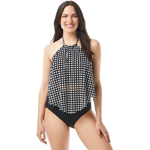Vestido De Playa De Natación De Dobladillo Asimétrico Con Estampado De