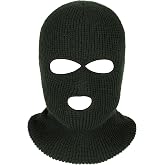 SATINIOR 3 Hole Ski Mask Full Face Balaclava Knitte | Full Face Cover with Neck Gaiter, Outdoor Cycling Skiing Snowboarding, Soft Fabric for Halloween Costume, Winter Knitted