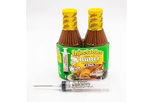 Tony Chachere's 2 Pack Creole Style Butter Marinade Injector Kit | Perfect for Injecting Poultry, Pork, Beef, and All Your Proteins | Give Your Dish The Flavor Boost Needed to Be A Party Hit