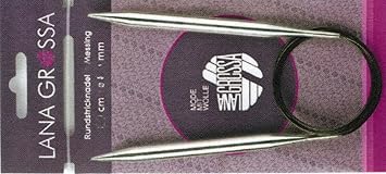 Lana Grossa Rundstricknadel Messing 80cm / 2,5mm