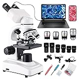 Levhorzn Compound Binocular Microscopes 64X-6000X