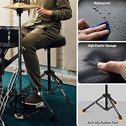 CAHAYA Drum Throne Height Drum Stools Padded Drum