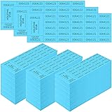 Kosiz 2400 Sheets Raffle Ticket Sheets Blue Chinese