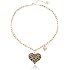 Leopard Print Necklace & Earrings Set For Women - Long Fringe Tassel Pendant Statement Jewelry - View #7