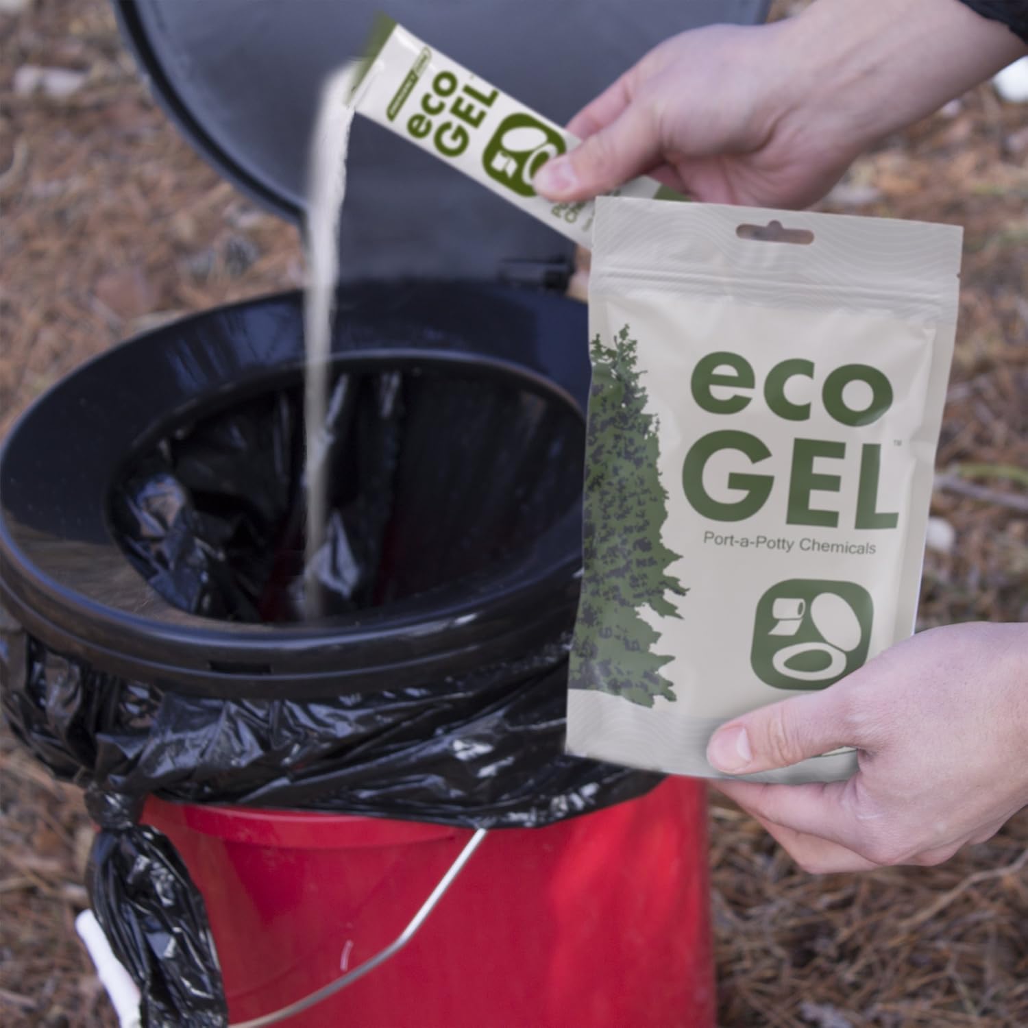 Eco Gel Port-A-Potty and Emergency Toilet Chemicals, Eco-Friendly Liquid Waste Gelling and Deodorizing Powder. Single Pack : Sports & Outdoors