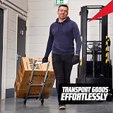 MoverX Aluminium Folding Hand Truck 90kg Heavy Duty Telescopic Handle view 6