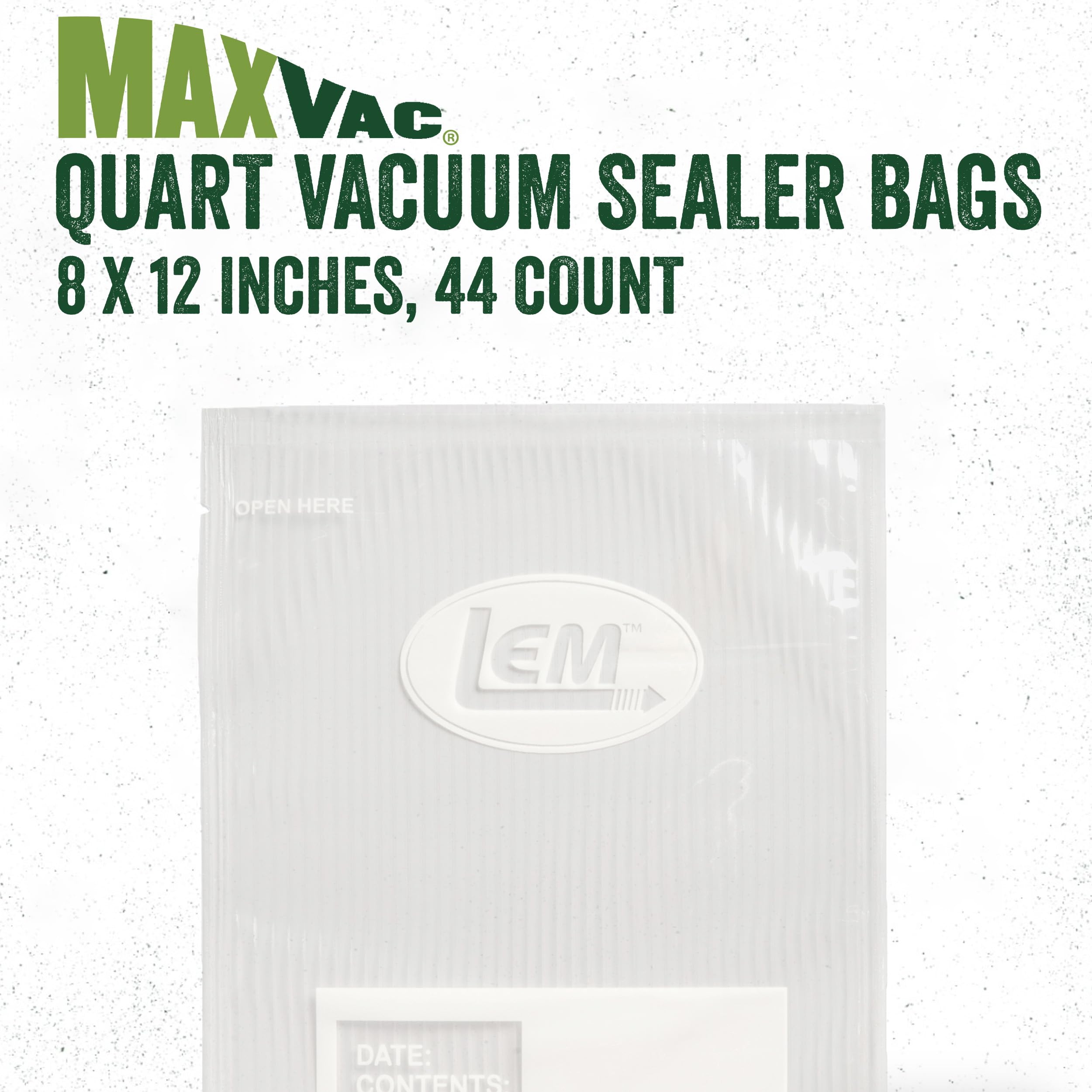 LEM Quart Vacuum Bags 8