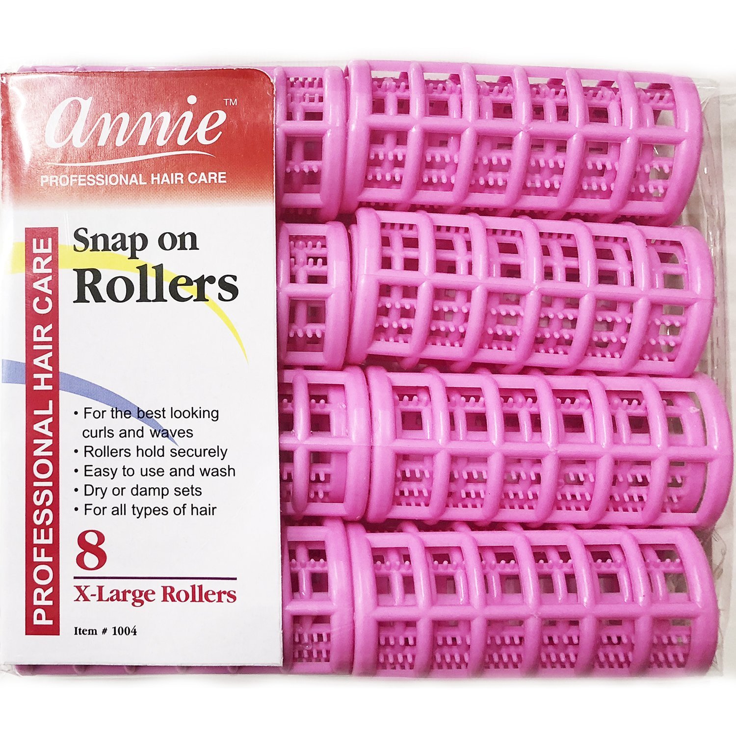 Photo 1 of 1/8 inch Snap On Rollers 8 Pack (Pink)