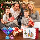 Xekel 40PCS Magnetic Tiles STEM Educational Building Blocks for Kids 3+ view 6