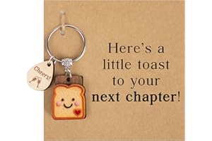 DINIZON Keychain Gifts for Women, Divorce Present for Women, Gifts for Teenage Girls, New Job, New Beginnings Gift for Woman