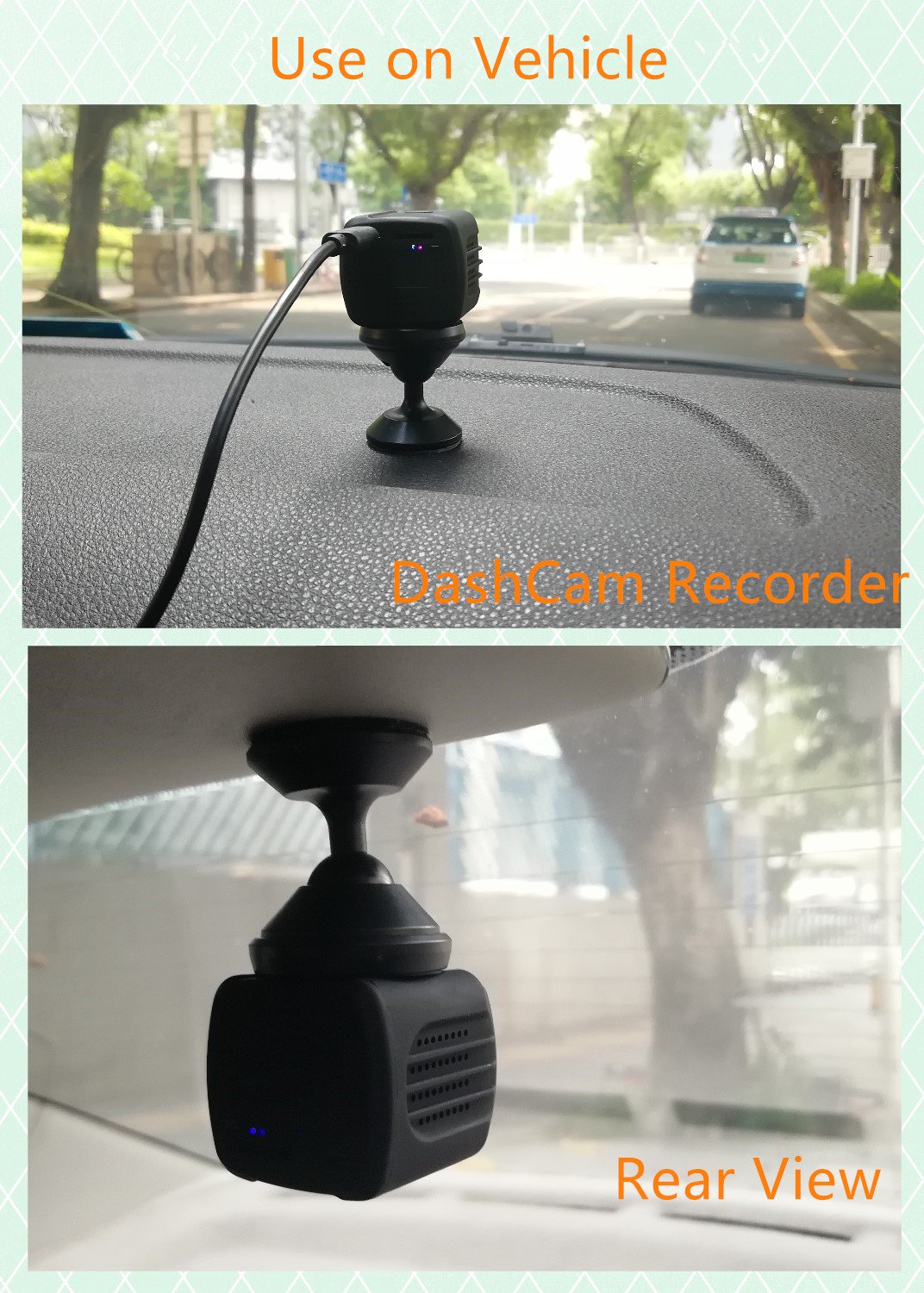 Versatile Dash Cam Wifi with Battery Rear View Camera 1080P with Magnet Audio support SD Card recording Motion Detection/Night Vision For Smart Phone/Pad/PC Mini Hidden Camera Baby Monitor Nanny Cam
