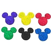 Dress It Up Disney Button Embellishment 9007 Glitter Mickey Heads