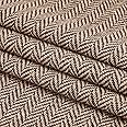 AHANDMAKER Wool Tweed Fabric by The Yard, Woolen Fabric for Craft Decorative Fabric for Upholstery Tweed Fabric for Clothing Accessories, PapayaWhip(106 x 152cm)