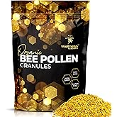 Bee Pollen Granules Third-Party Tested, 1 Lbs. - Bee Pollen for Women, Keto-Friendly Super Food Supplement Packed with Proteins, Vitamins & Minerals - Immune Support, Energy Boost, Digestive Wellness