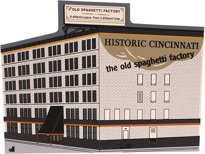 Amazon Com Cat S Meow The Old Spaghetti Factory Wood Pete Rose Way Cstm12998 Home Kitchen