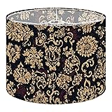 Large Drum Lamp Shades for Floor Lamps Ikat paisley