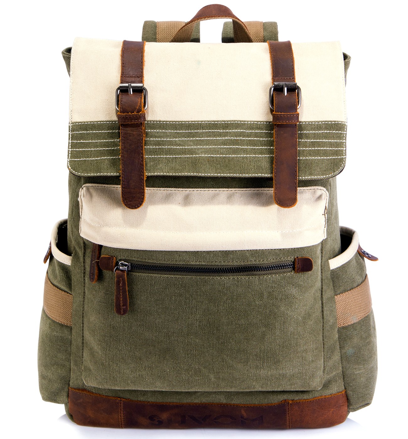 Kaukko Bags SUVOM Canvas Backpack, Vintage School Backpack, Stylish