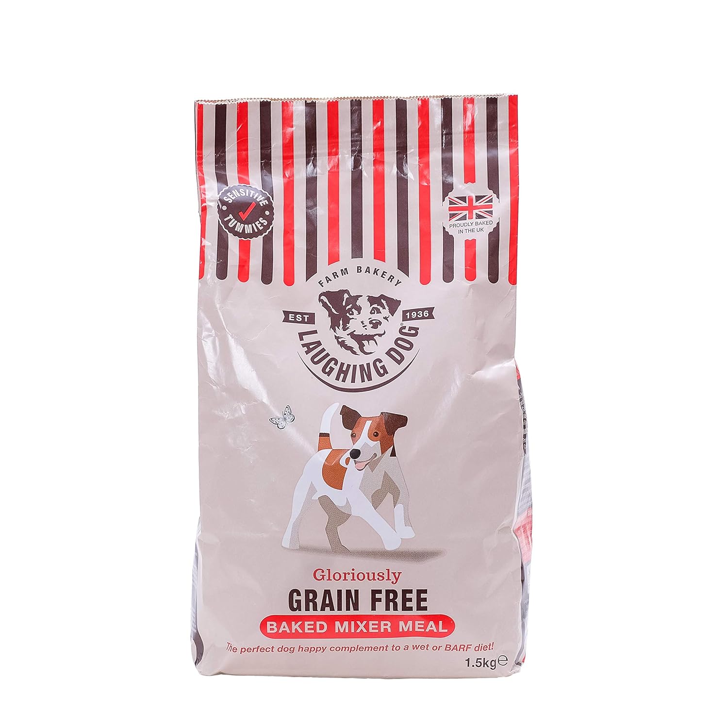 Laughing Dog Grain Free Dry Dog Food Mixer Meal, Naturally Baked Dry